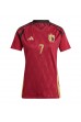 Belgia Kevin De Bruyne #7 Fotballdrakt Hjemme Klær Dame EM 2024 Korte ermer